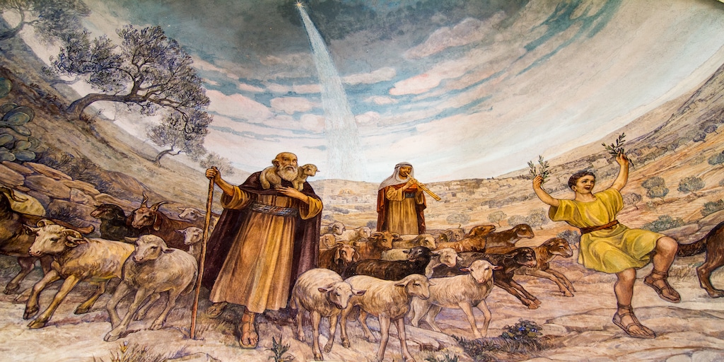Christmas Through the Eyes of the Shepherds shutterstock_319587746